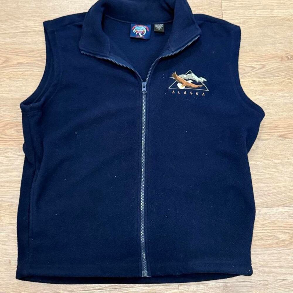 Vintage alaska fleece vest